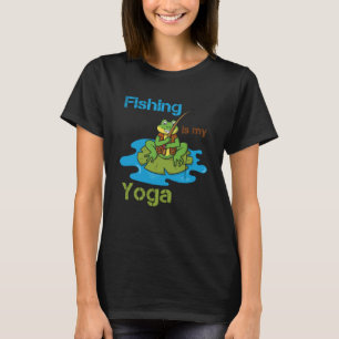 Camiseta La Pesca Es Mi Hobby De Yoga Angler Pescando Ángul