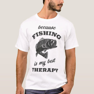 Camiseta La pesca es mi mejor terapia