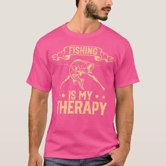 Camiseta La Pesca Es Mi Pescador Terapéutico