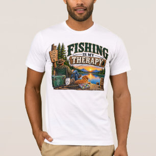 Camiseta La Pesca Es Mi Terapia