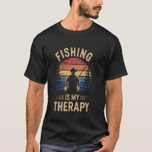Camiseta La Pesca Es Mi Terapia Diseño