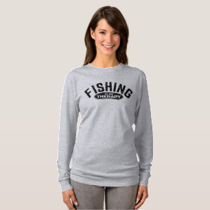 Camiseta la pesca es mi terapia pescador ideas de regalos d