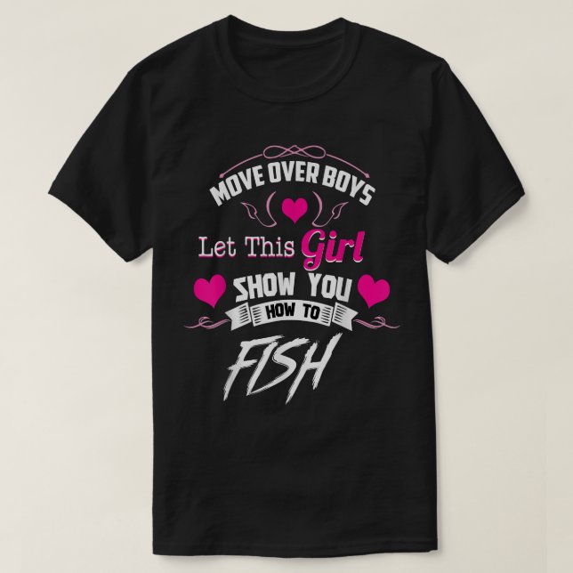 Camiseta La pesca es para los Chicas que se desplazan por e (Diseño del anverso)