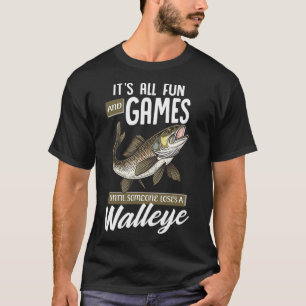 Camiseta La pesca es pura diversión hasta que alguien pierd