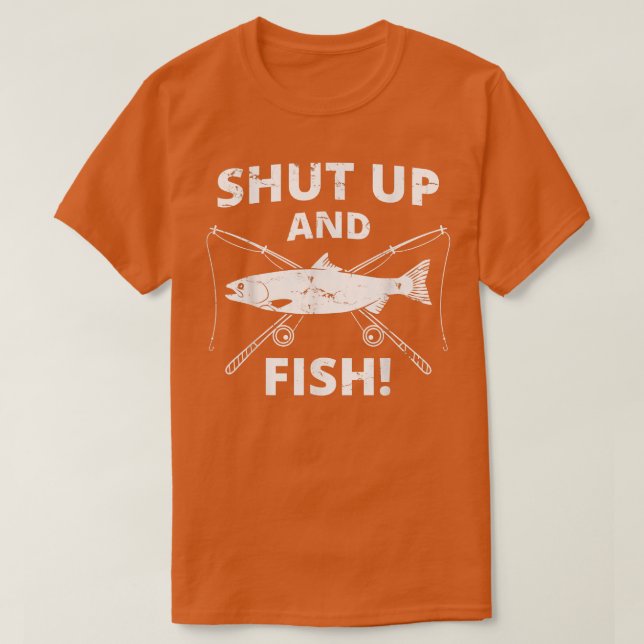 Camiseta La Pesca Graciosa Se Cierra Y La Pesca De Pescado  (Diseño del anverso)
