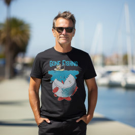 Camiseta La Pesca Ida Esperando Al Personalizado De Gran Ca