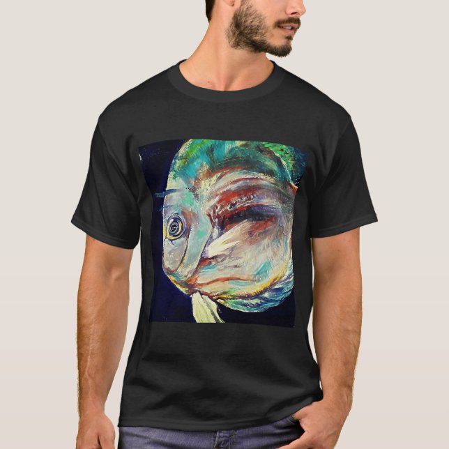 Camiseta La pesca me hace feliz (Anverso)