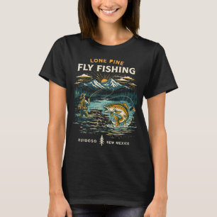 Camiseta La pesca me salvó diseño con obra de arte de lubin