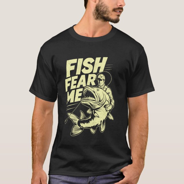 Camiseta La pesca me teme a mí (Anverso)
