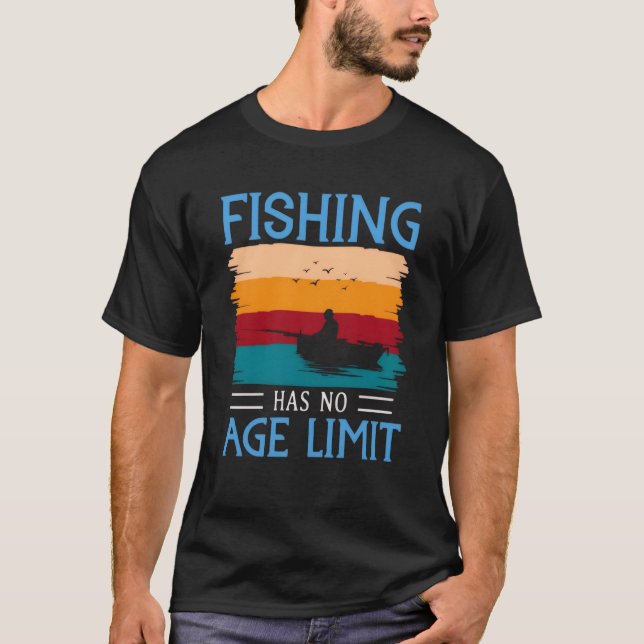 Camiseta La pesca no tiene límite de edad (Anverso)