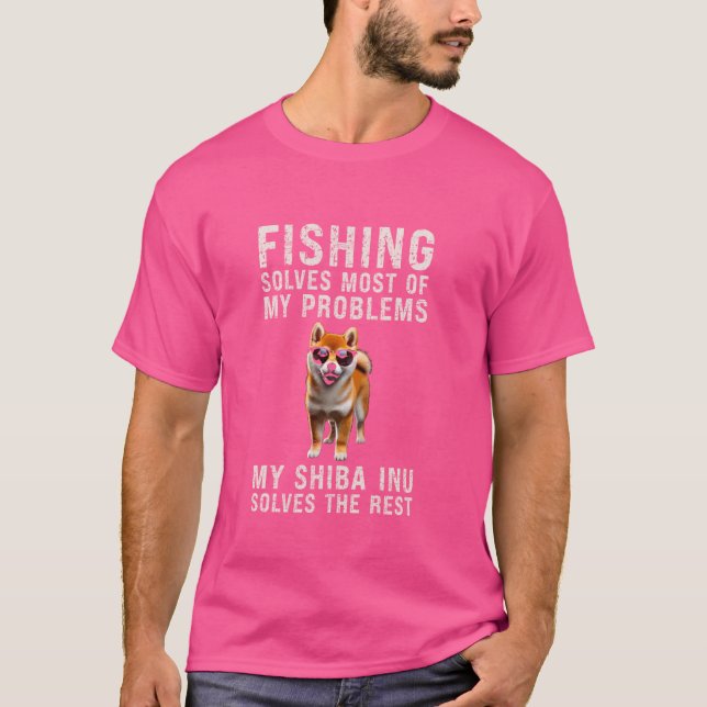 Camiseta La pesca resuelve la mayoría de los problemas de S (Anverso)
