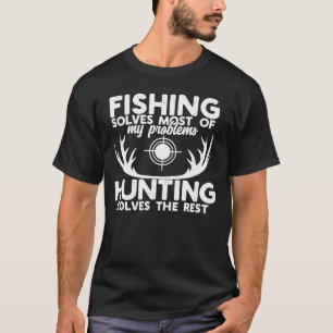 Camiseta La Pesca Resuelve La Mayoría De Mis Problemas La C