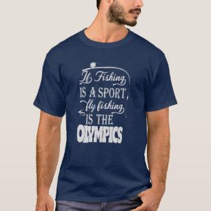 Camiseta La Pesca Un Deporte, La Pesca Con Mosca Gráficos V