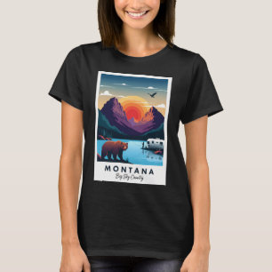 Camiseta La pesca vintage es mi temporada favorita