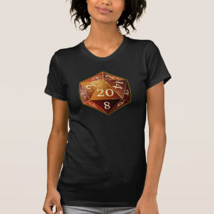 Camiseta La piedra arenisca y el moreno SÁHARA del D&D d20
