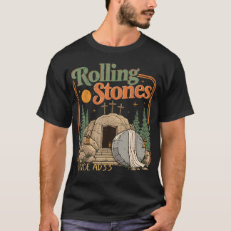 Camiseta La Piedra Fue Retirada Él Está Vivo Retro