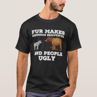 Camiseta La Piel hace a los animales hermosos y feos animal