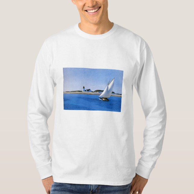 Camiseta La pierna larga - Edward Hopper (Anverso)