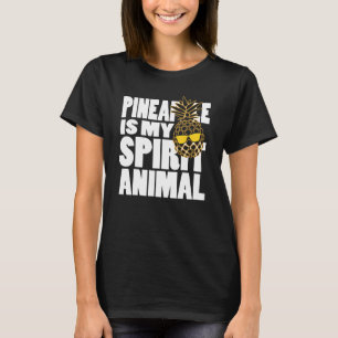 Camiseta La piña es la cita graciosa de mi espíritu animal