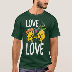 Camiseta La Piña Pertenece A Pizza Funny Food Love Is Love