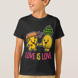 Camiseta La Piña Pertenece A Pizza Funny Food Love Is Love