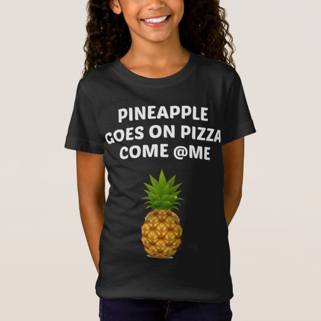 Camiseta La Piña Va En Pizza (Anverso)
