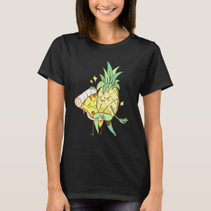 Camiseta La piña y la pizza bailando amor es amor
