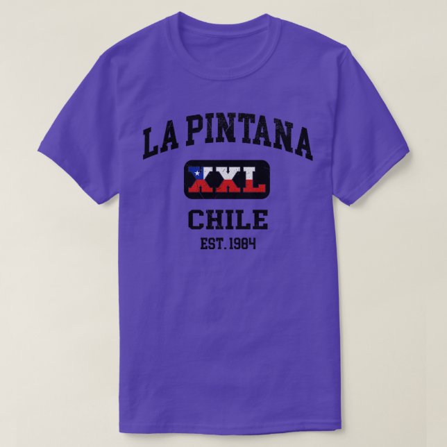 Camiseta La Pintana Chile XXL Diseño atlético (Diseño del anverso)
