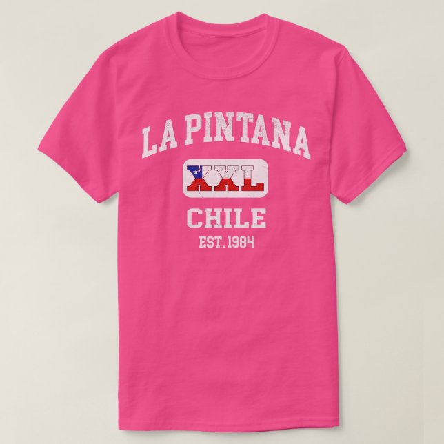 Camiseta La Pintana Chile XXL Diseño atlético 1 (Diseño del anverso)