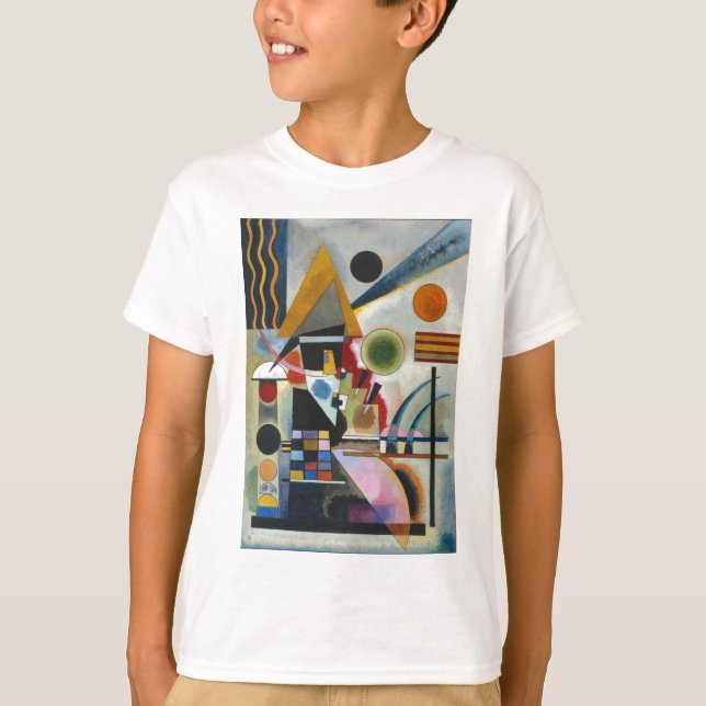 Camiseta La pintura abstracta de Kandinsky se balancea (Anverso)
