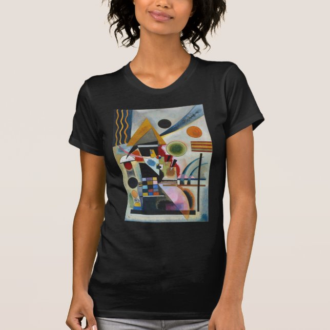 Camiseta La pintura abstracta de Kandinsky se balancea (Anverso)