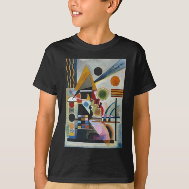 Camiseta La pintura abstracta de Kandinsky se balancea (Anverso)