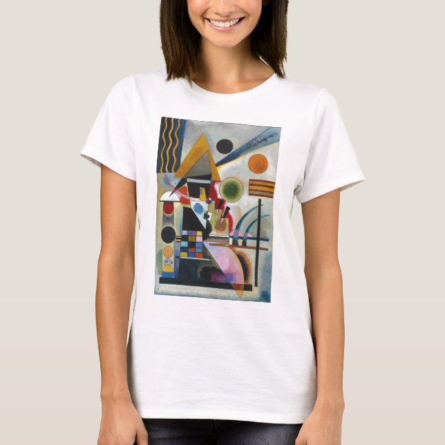 Camiseta La pintura abstracta de Kandinsky se balancea (Anverso)