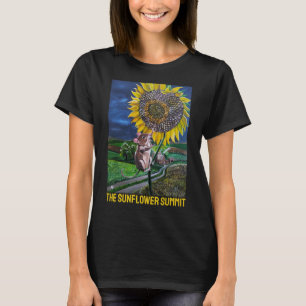Camiseta La pintura de la cumbre del girasol de Alfred Fox