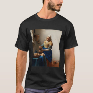 Camiseta La pintura de la lechera de Johannes Vermeer