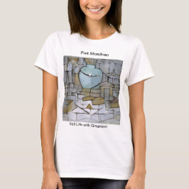 Camiseta La pintura de Mondrian Piet con Gingerpot