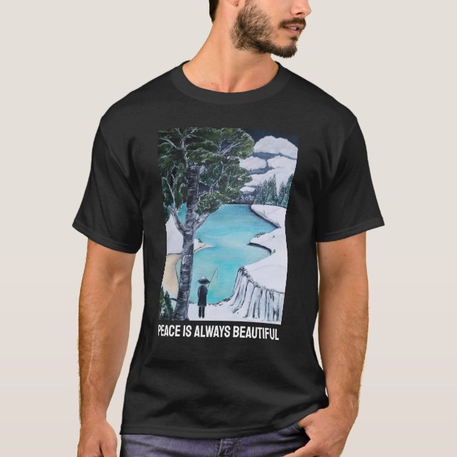 Camiseta La pintura de pescadores de Alfred Fox (Anverso)