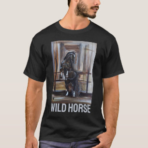 Camiseta La pintura del caballo salvaje de Alfred Fox