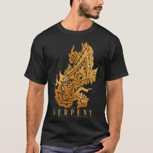 Camiseta La pintura mural de la serpiente