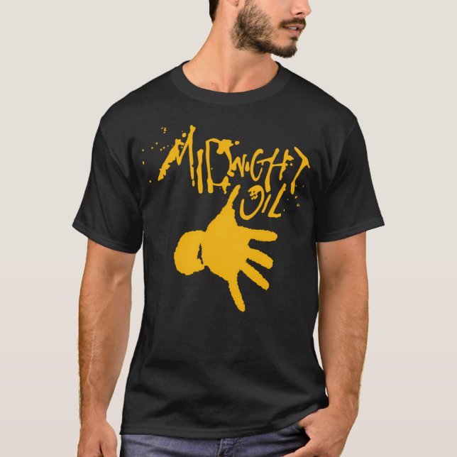 Camiseta La pintura nocturna con aceite (Anverso)