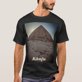 Camiseta La pirámide de Khufu en Giza