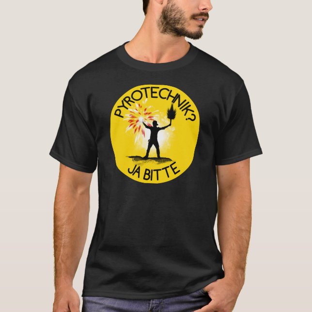 Camiseta La pirotecnia? Sí pide! (Anverso)