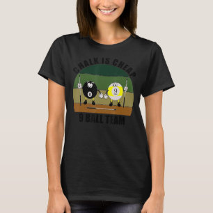 Camiseta La piscina deportiva Cue Billiards Team Chalk es b
