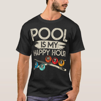 Camiseta La Piscina Es Mi Hora Feliz