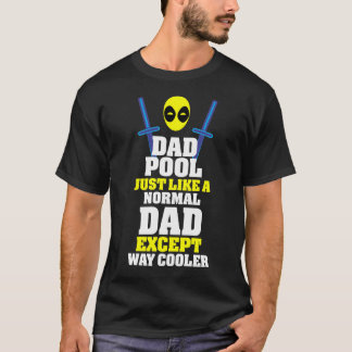 Camiseta La piscina muerta Jusr como un papá normal cuenta