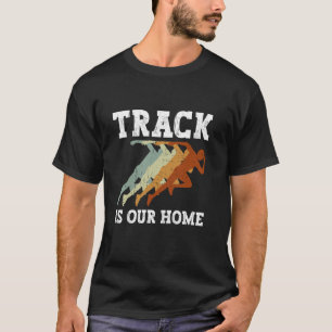 Camiseta La pista es nuestra casa - Corredor de atletismo y