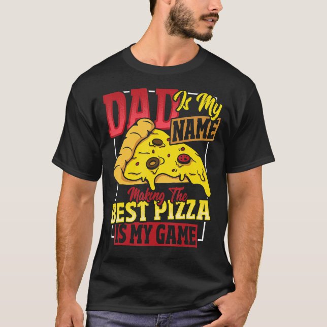 Camiseta La pizza de Mens para el próximo Fiesta de Pizza (Anverso)