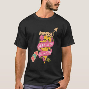 Camiseta La Pizza Día de San Valentín Funny Es Mi Pizza San