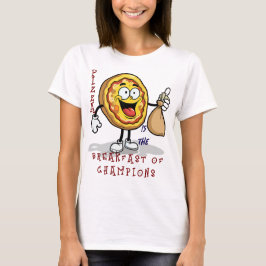 CAMISETA LA PIZZA ES EL DESAYUNO DE LOS CAMPEONES