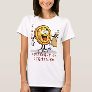 CAMISETA LA PIZZA ES EL DESAYUNO DE LOS CAMPEONES